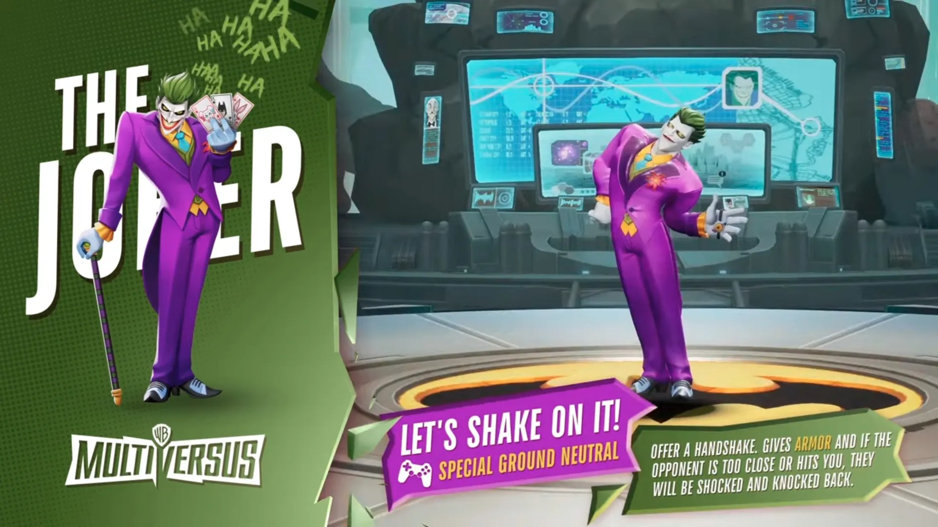 MultiVersus video shows off The Joker's fight moves