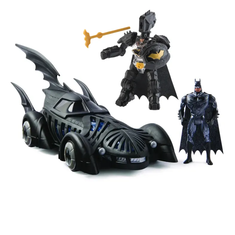 Spin Master Batman Forever Batmobile and Metal Force action figures review