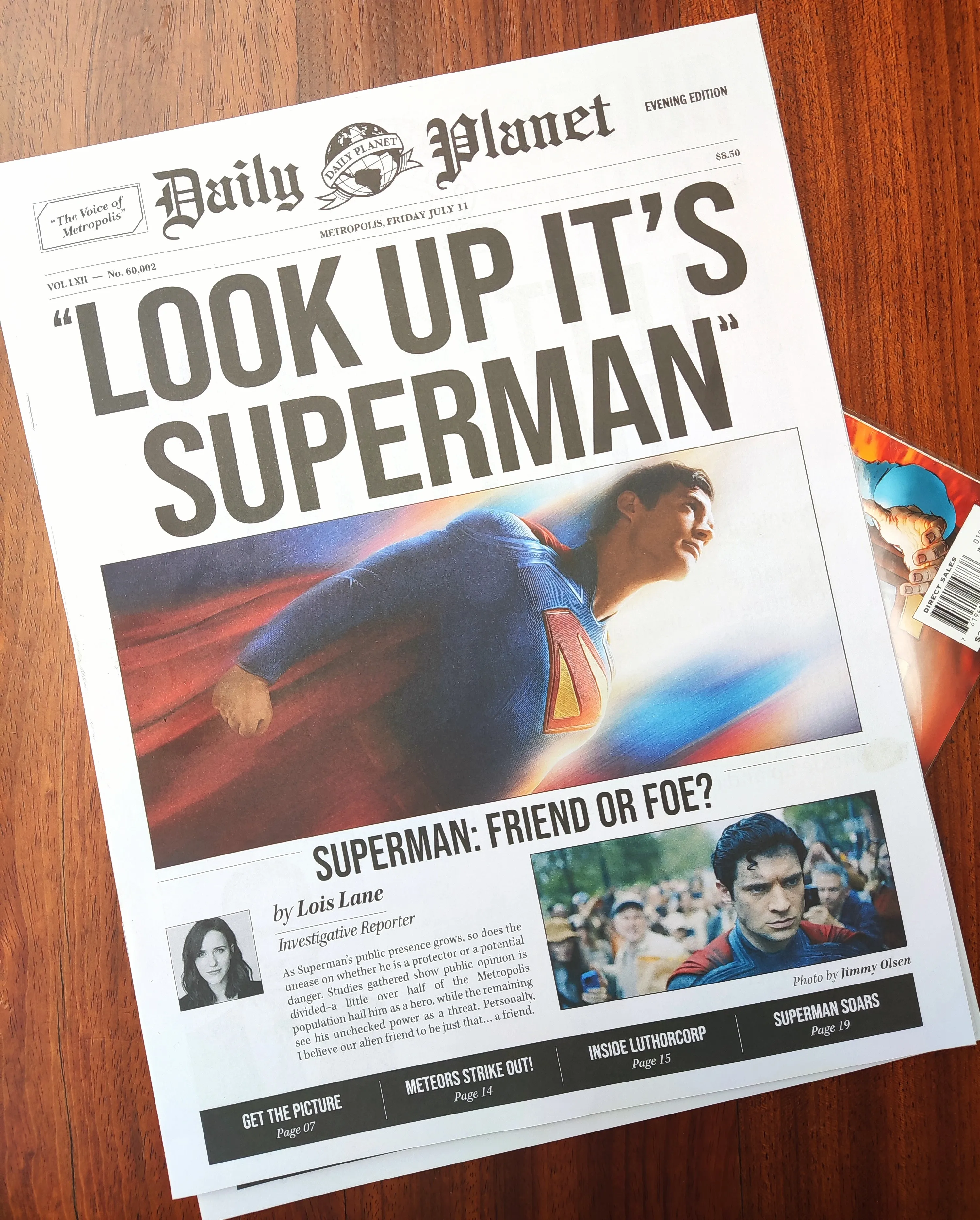 Superman World Tour: James Gunn Q&A and Daily Planet pop up