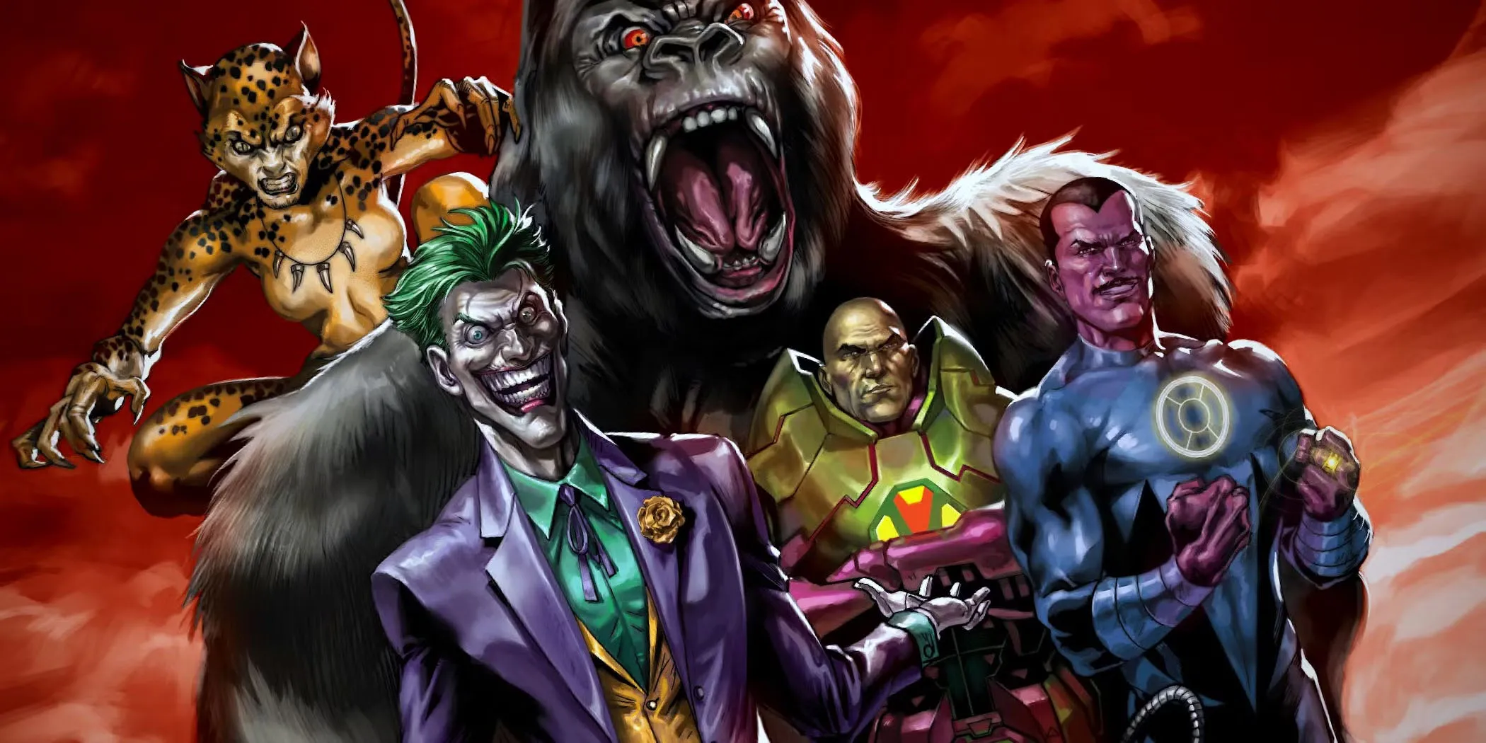 The Legion of Doom in DC Comics artwork